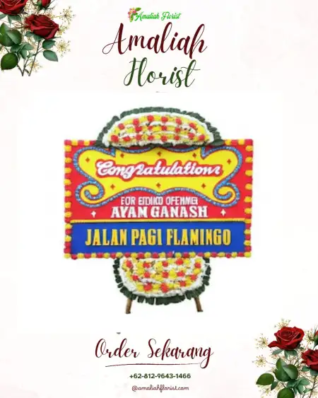 Sewa Papan Bunga Talang Semut